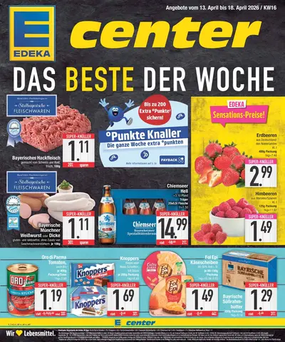 EDEKA Prospekt 13.04 - 18.04 – Angebote der Woche