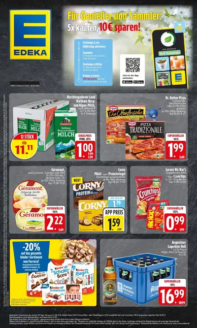 EDEKA Prospekt 13.04 - 18.04 – Angebote der Woche