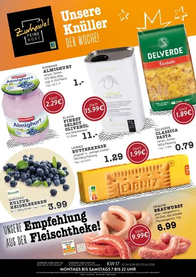 EDEKA ZURHEIDE Prospekt 20.04 - 25.04