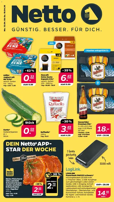 NETTO Prospekt 13.04 - 18.04 – Angebote der Woche