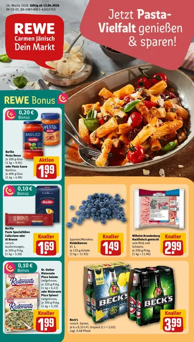 REWE Prospekt 12.04 - 19.04 – Angebote der Woche