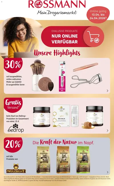 ROSSMANN Prospekt 13.04 - 24.04 – Angebote der Woche