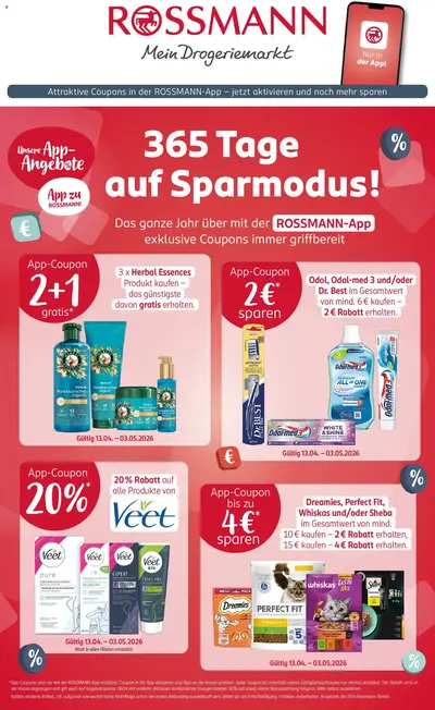 ROSSMANN Prospekt 13.04 - 03.05